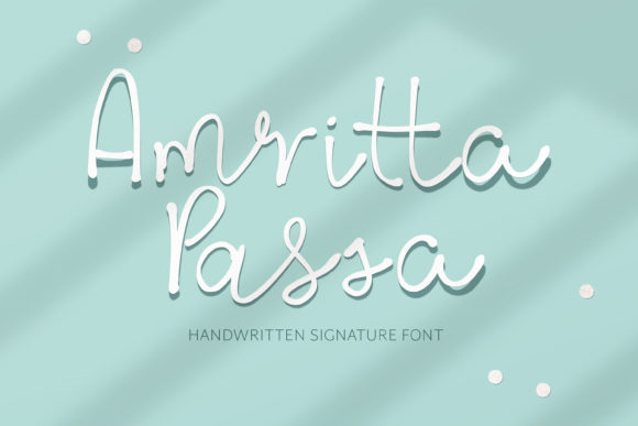 Amritta Passa: A Friendly Handwritten Font for Brands
