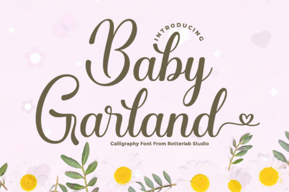 Baby Garland Font: An Elegant Script for Modern Branding
