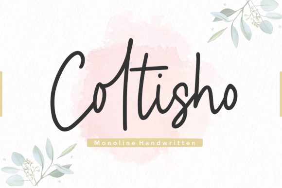 Coltisho: A Handwritten Font for Crafters