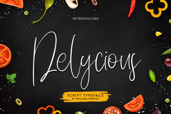 Delycious Font: Elegant Script for Crafters