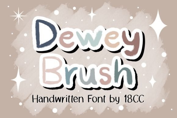 Dewey Brush: The Perfect Handwritten Font for Crafters