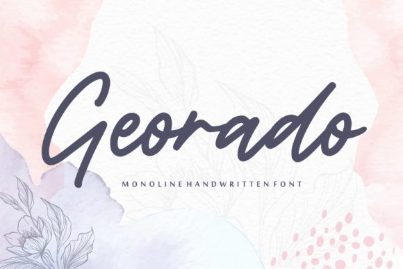 Georado: A Handwritten Font for Makers