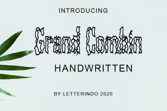 Grand Combin: A Handwritten Typeface for Modern Editorial Design