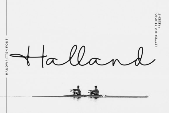 Halland: A Timeless Script Font for Editorial Design