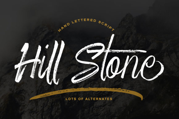 Hill Stone: A Handwritten Typeface for Editorial Design