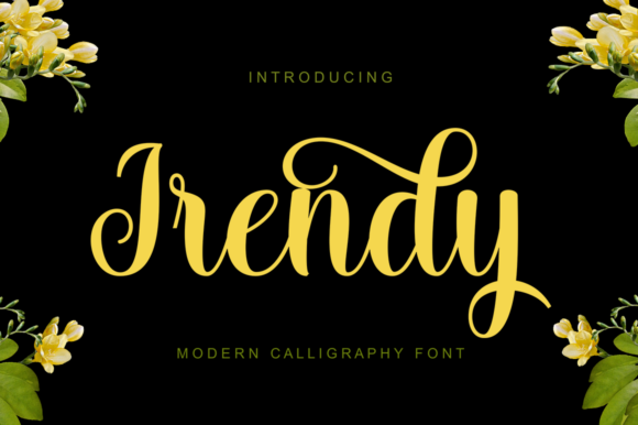 Irendy Font Review: A Sophisticated Script for Modern Brands