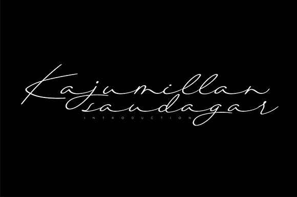 Kajumillan Saudagar: A Timeless Script Font