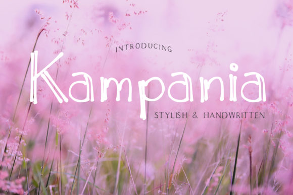 Kampania Font: A Handwritten Typeface for Modern Web Design