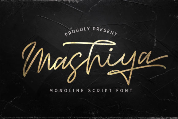 Mashiya: A Handwritten Font for Editorial Design