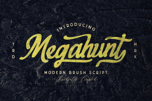 Megahunt: The Script Font That Elevates Your Brand
