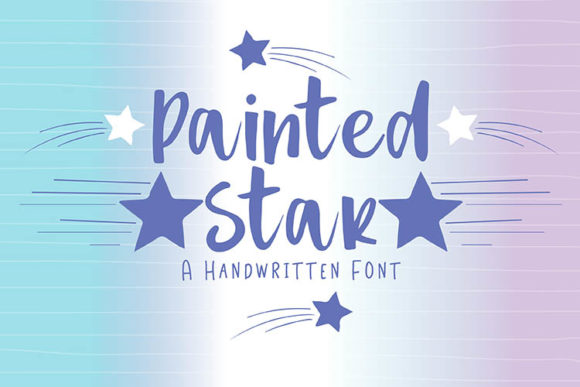 Painted Star: The Perfect Handwritten Font for Crafters