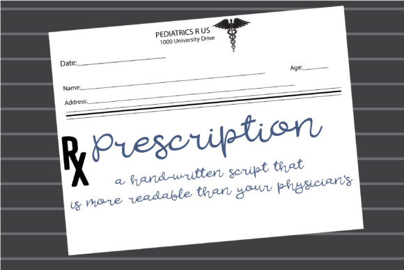 PN Prescription: A Handwritten Font for Editorial Design