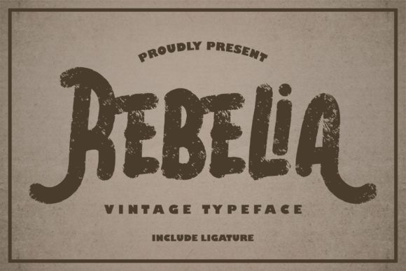 Rebelia Font: A Bold Script for Social Campaigns