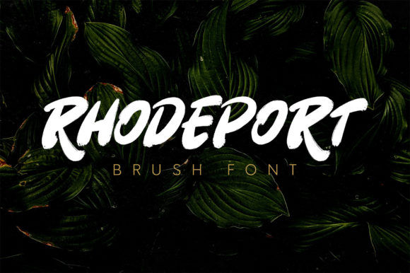Rhodeport: A Bold Handwritten Font for Editorial Impact