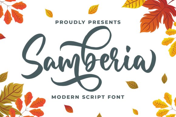 Samberia: A Handwritten Font for Editorial Design