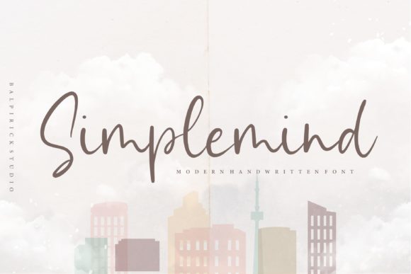Simplemind: A Handwritten Font for Editorial Design