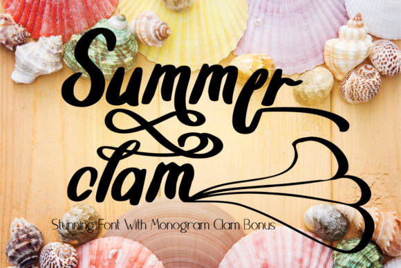 Summer Clam: A Handwritten Font for Modern Brands