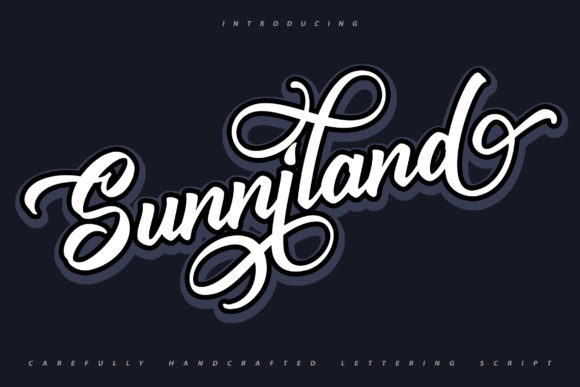 Sunniland: A Handwritten Typeface for Editorial Design
