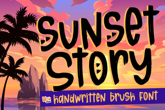Sunset Story: A Quirky Script Font for Editorial Design