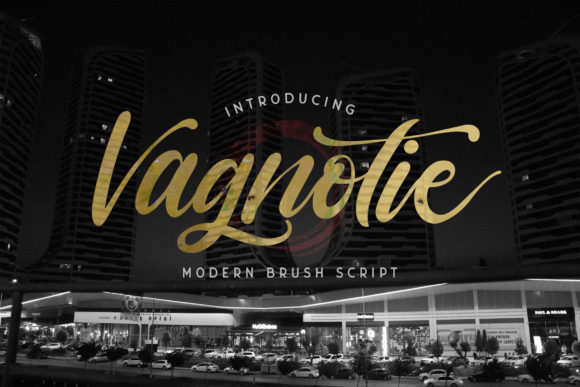Vagnotie: A Modern Script Font for Editorial Design