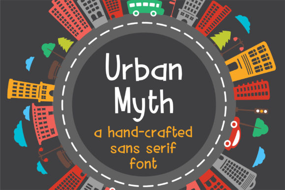 ZP Urban Myth: A Handwritten Font for Modern Brands