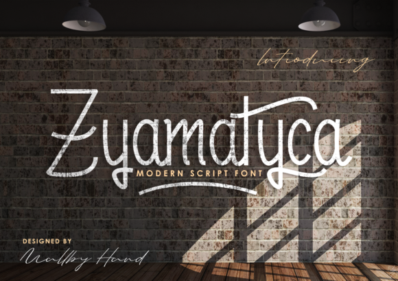 Zyamatyca Font: Elevate Your Handmade Designs